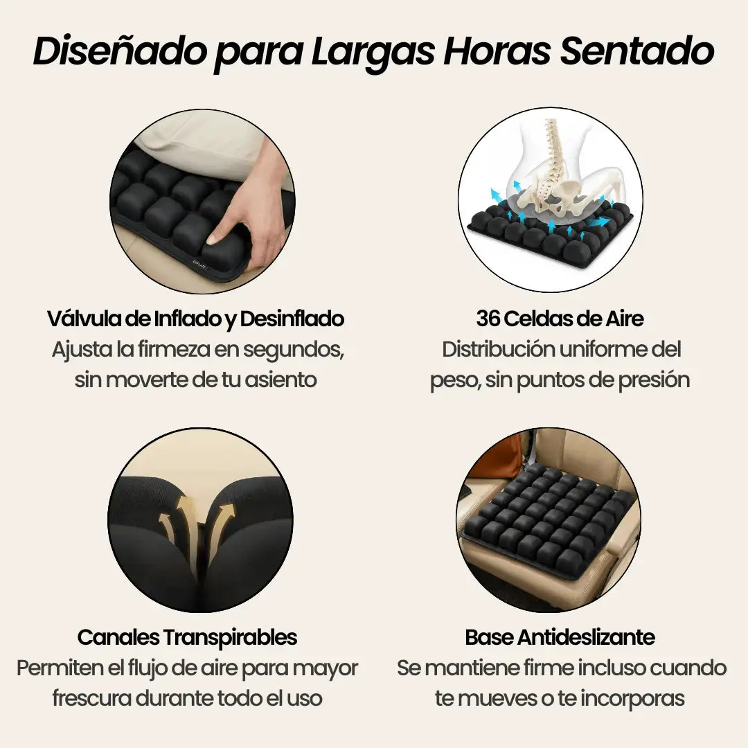 Cushnow™ Cojín de Alivio de Presión