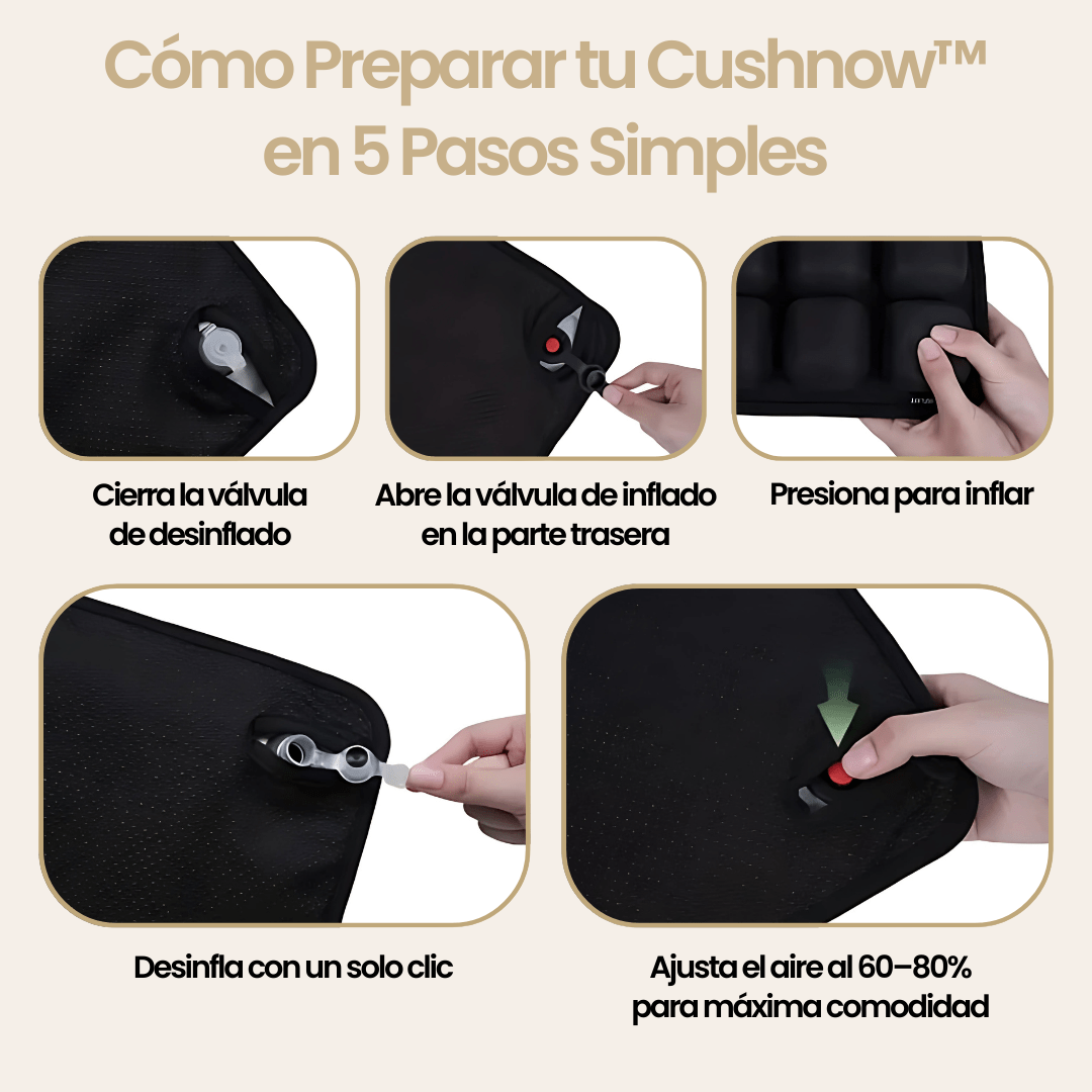 Cushnow™ Cojín de Alivio de Presión